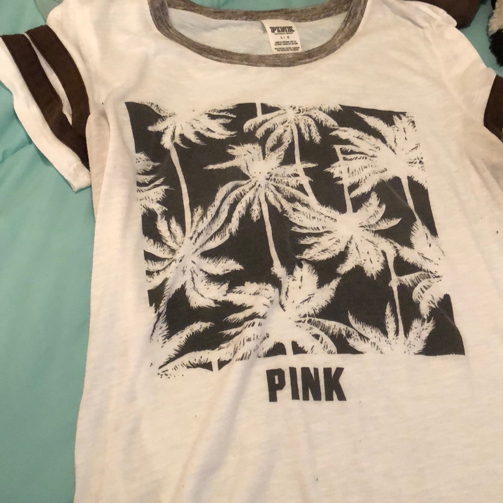 Black and white Pink (Victoria secret ) shirt